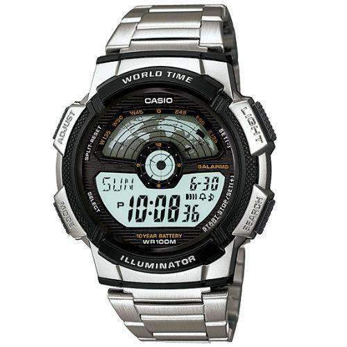 Casio AE-1100WD-1AVDF Silver Stainless Watch For Men | Watch