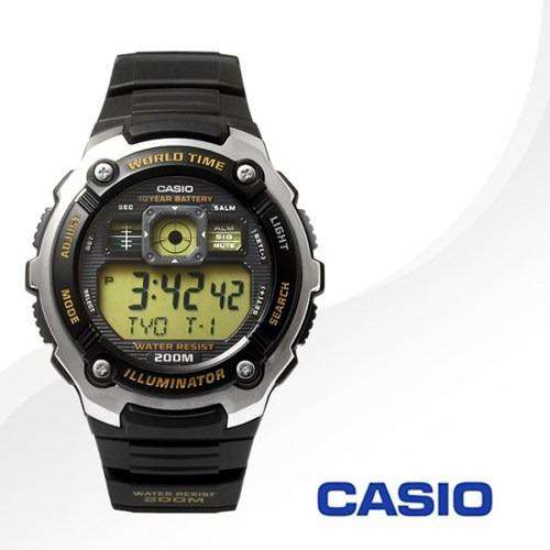 Casio AE-2000W-9A Black Resin Watch for Men | Watch Portal