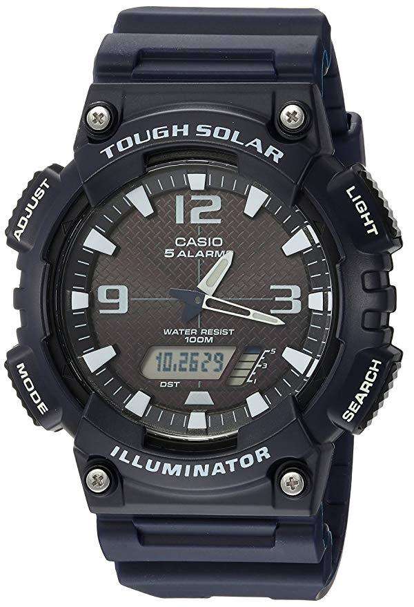 Casio men's solar watch sale