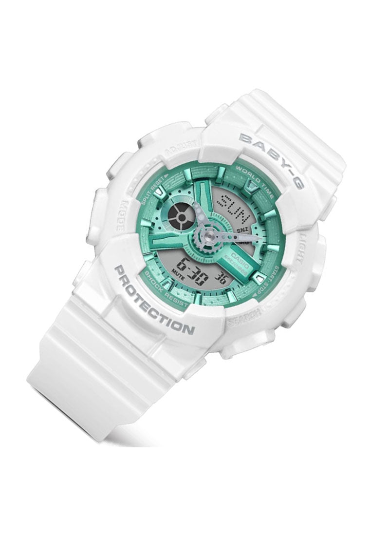 Casio BA-110XWS-7A Digital Analog Rubber Strap Watch for Women-Watch Portal Philippines