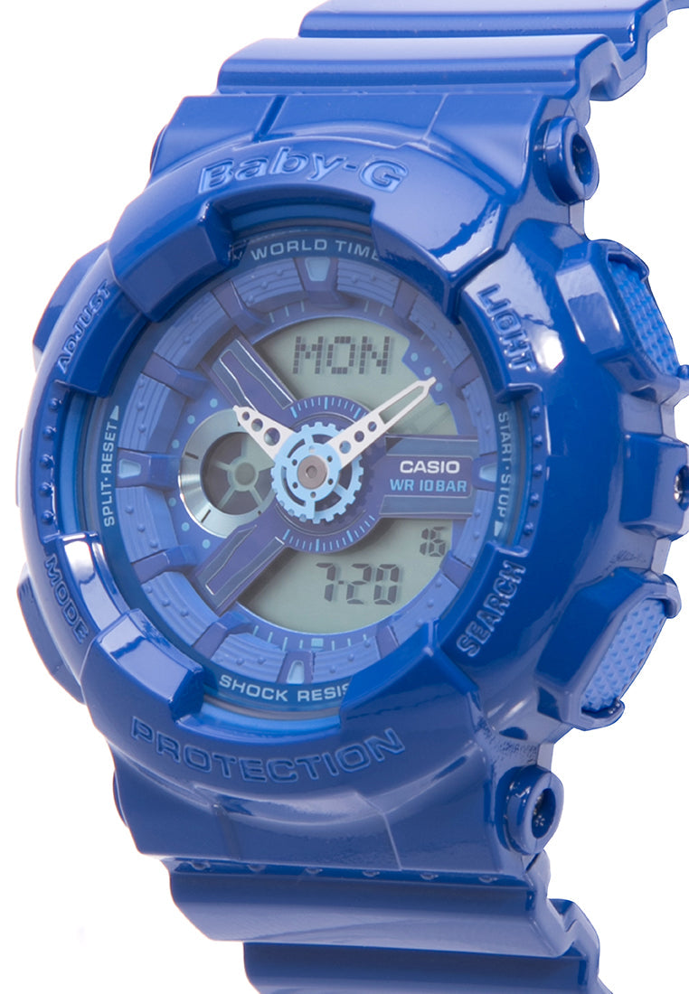 Casio Baby-g BA-110BC-2A Digital Analog Rubber Strap Watch For Women-Watch Portal Philippines