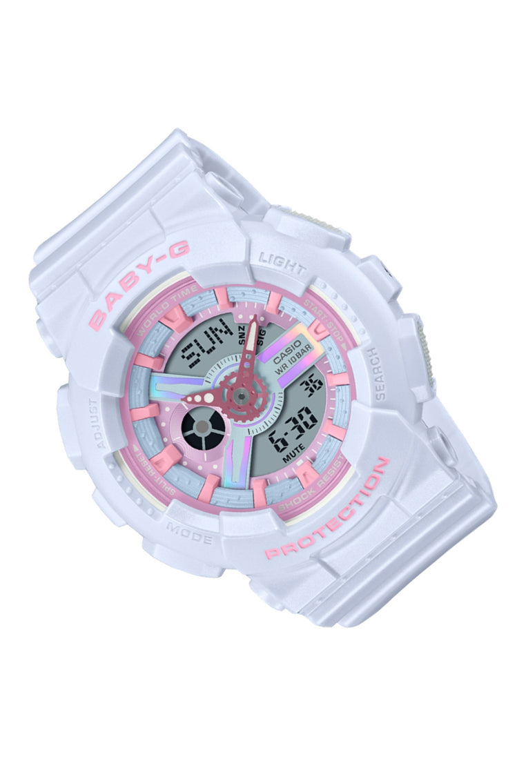 Casio Baby-g BA-110FH-2A Digital Analog Rubber Strap Watch For Women-Watch Portal Philippines