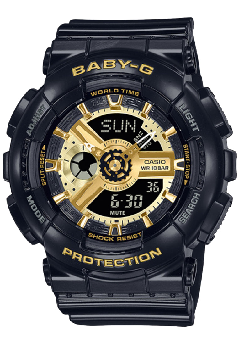 Casio Baby-g BA-110X-1A Digital Analog Rubber Strap Watch For Women-Watch Portal Philippines