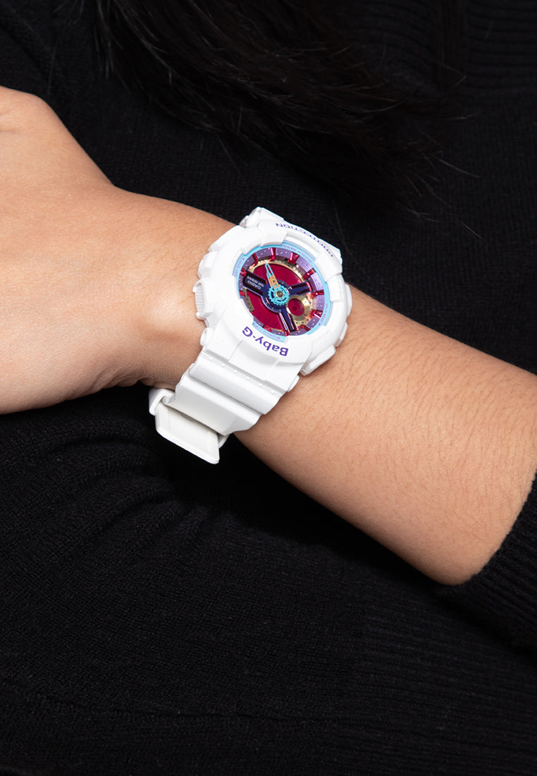 G-Shock deals BA112-7A Watch in White/Multicolor