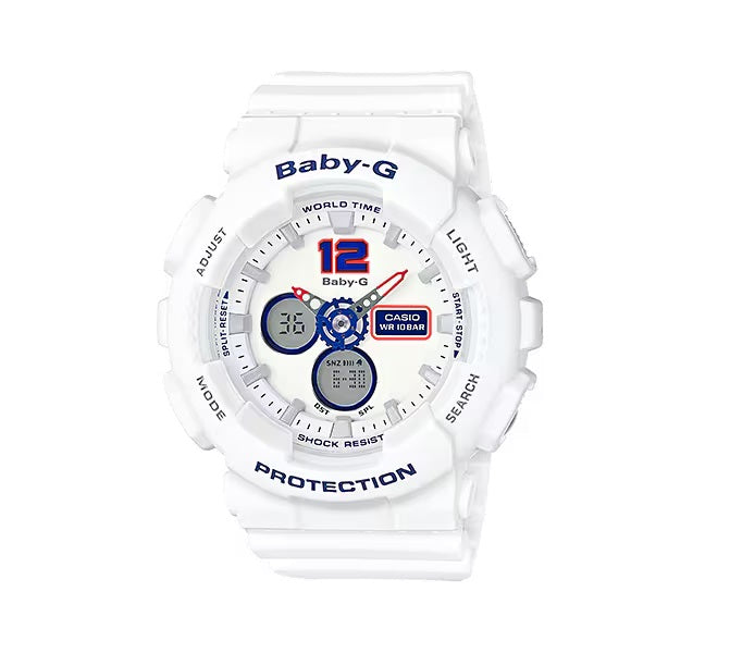 Casio Baby-g BA-120TR-7B Digital Analog Rubber Strap Watch For Women-Watch Portal Philippines