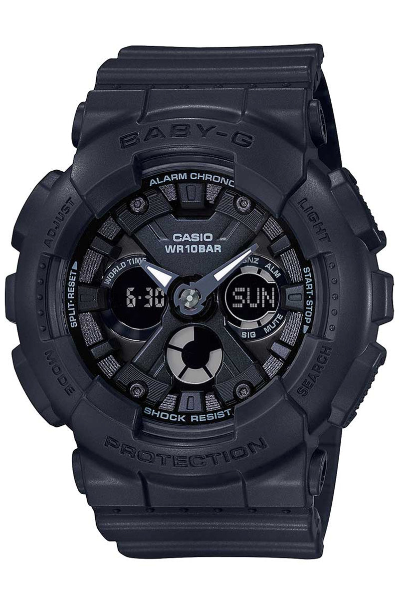 Casio Baby-g BA-130-1A Digital Analog Rubber Strap Watch For Women-Watch Portal Philippines