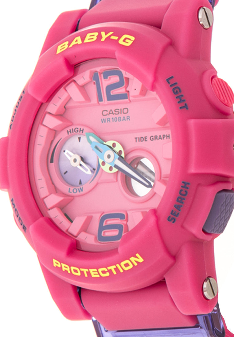 Casio Baby-g BGA-180-4B3 Digital Analog Rubber Strap Watch For Women-Watch Portal Philippines