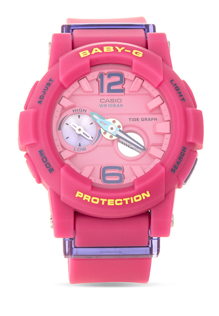 Casio Baby-g BGA-180-4B3 Digital Analog Rubber Strap Watch For Women-Watch Portal Philippines