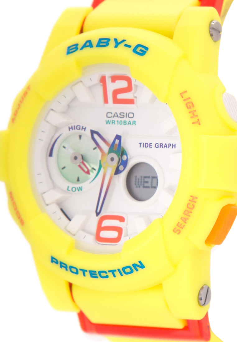 Casio Baby-g BGA-180-9B Digital Analog Rubber Strap Watch For Women-Watch Portal Philippines