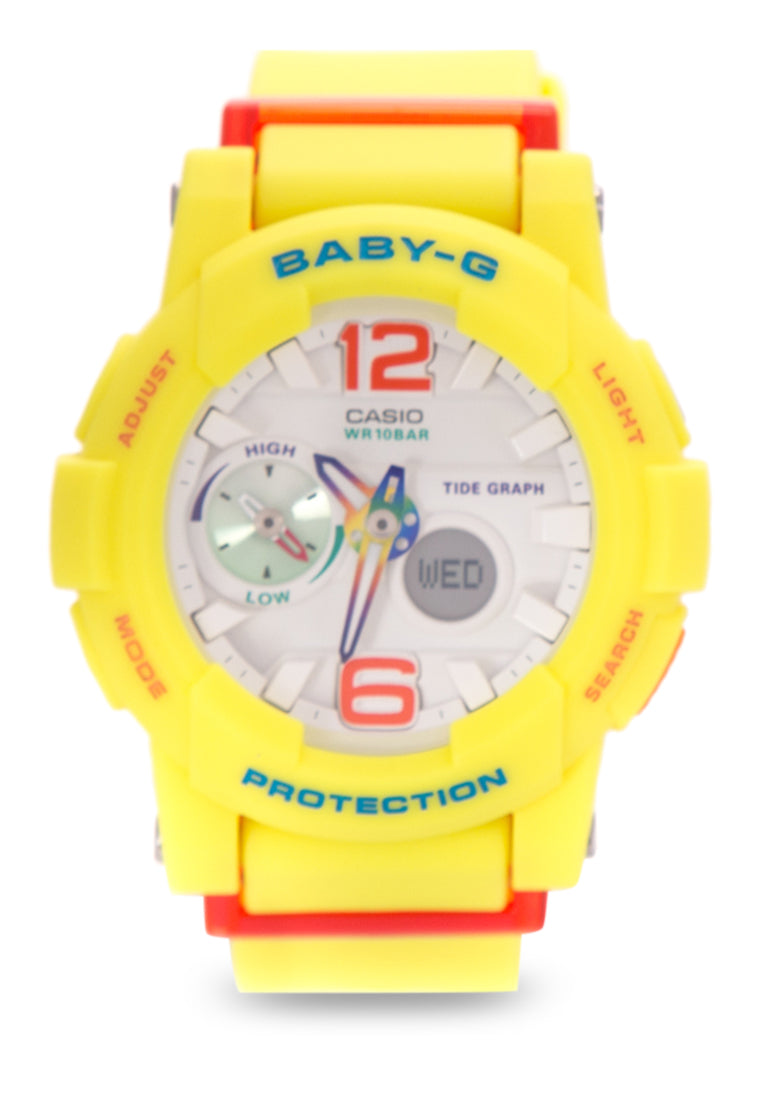 Casio Baby-g BGA-180-9B Digital Analog Rubber Strap Watch For Women-Watch Portal Philippines