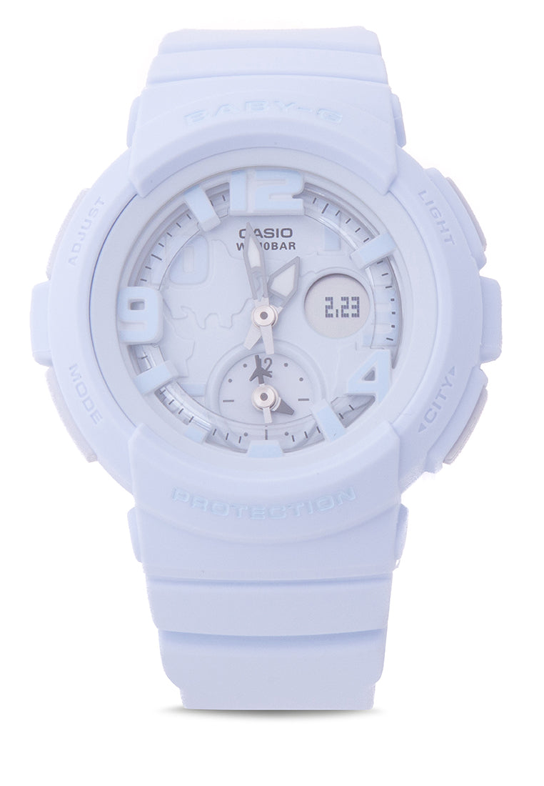 Casio Baby-g BGA-190BC-2B Digital Analog Rubber Strap Watch For Women-Watch Portal Philippines