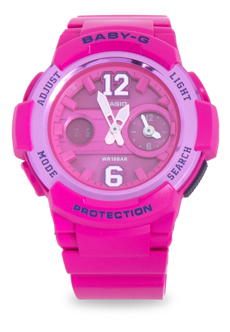 Casio Baby-g BGA-210-4B2DR Digital Analog Rubber Strap Watch For Women-Watch Portal Philippines