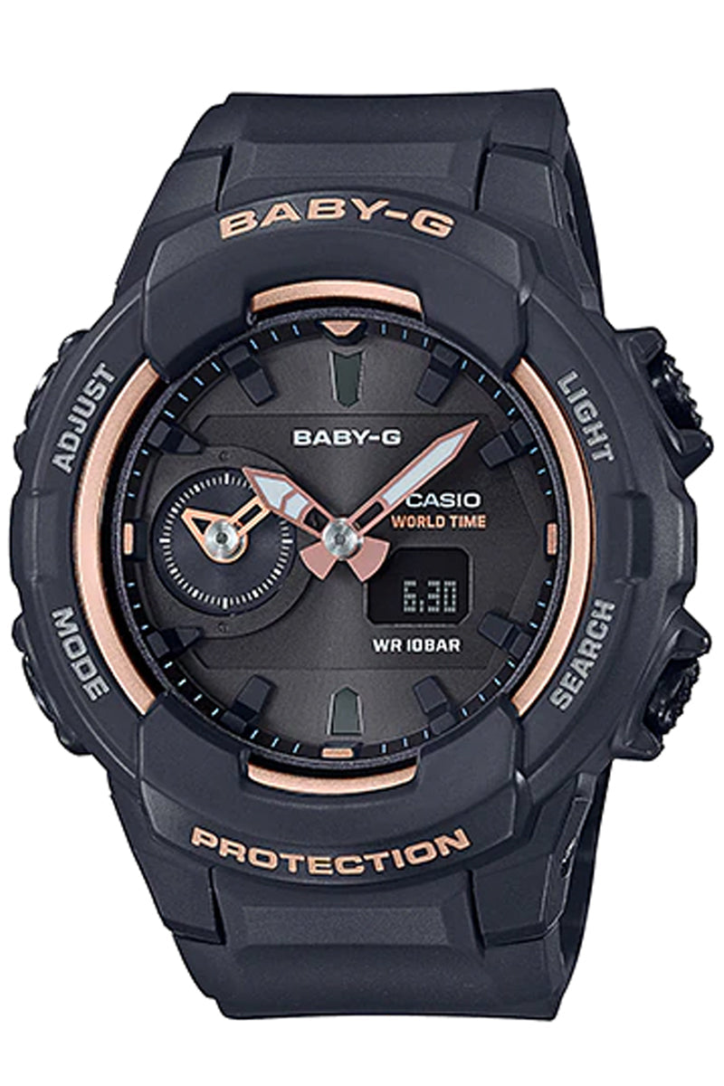 Casio Baby-g BGA-230SA-1A Digital Analog Rubber Strap Watch For Women-Watch Portal Philippines