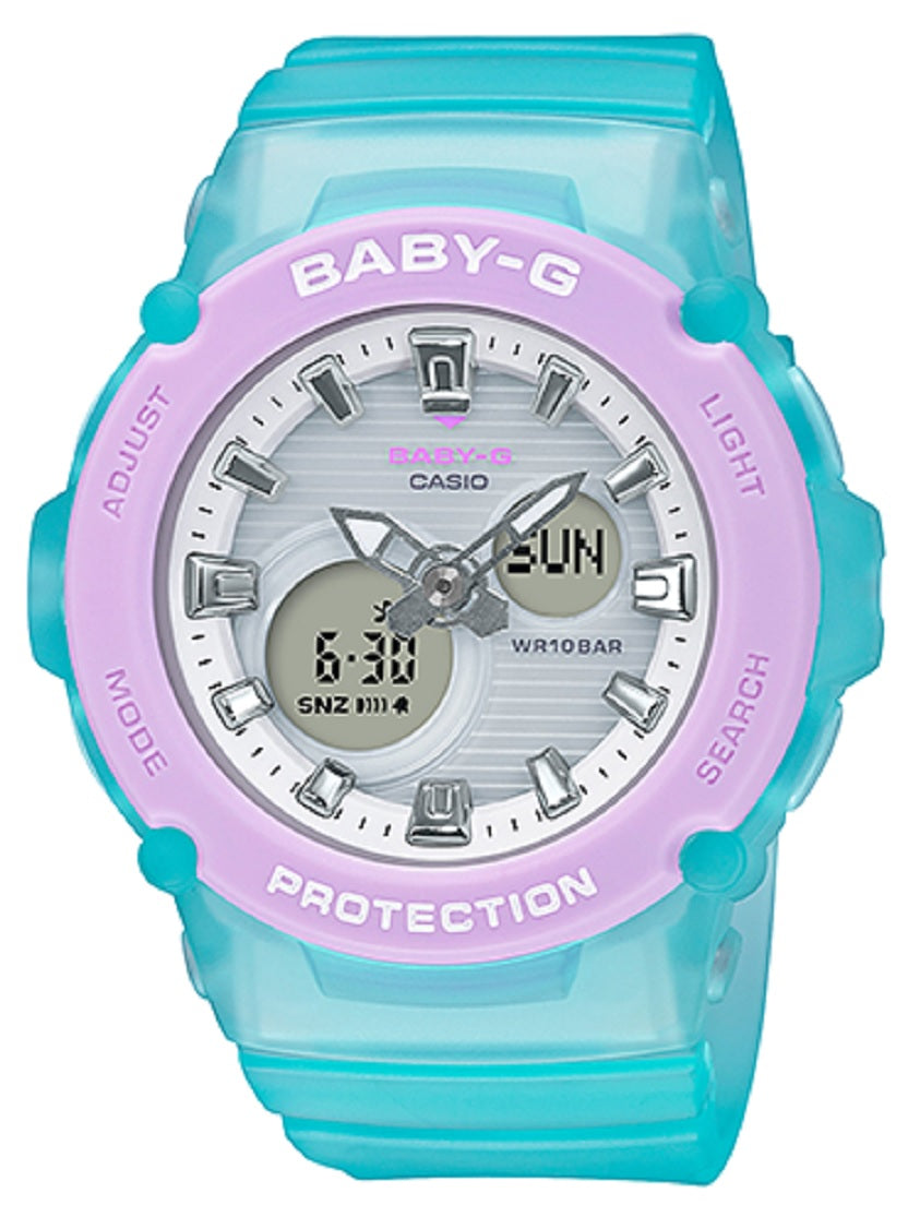 Casio Baby-g BGA-270-2A Digital Analog Rubber Strap Watch For Women-Watch Portal Philippines