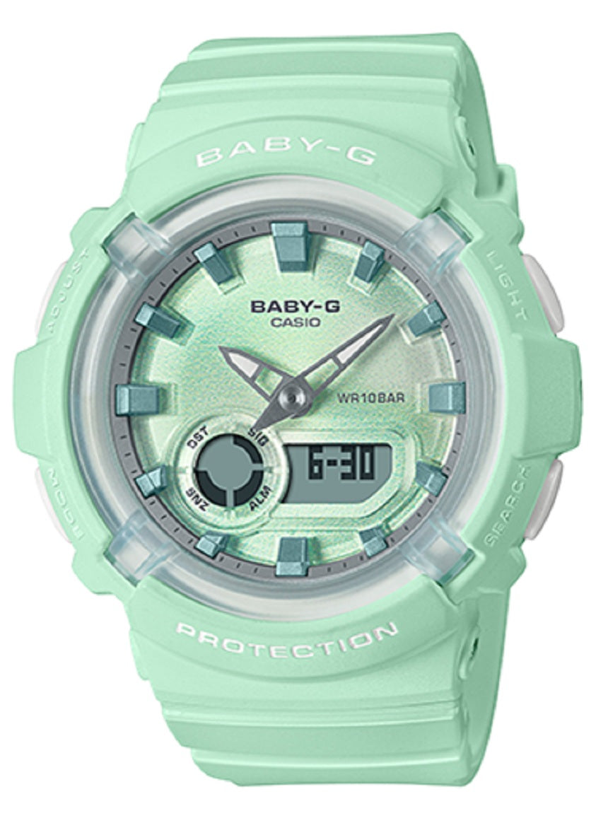 Casio Baby-g BGA-280-3A Digital Analog Rubber Strap Watch For Women-Watch Portal Philippines