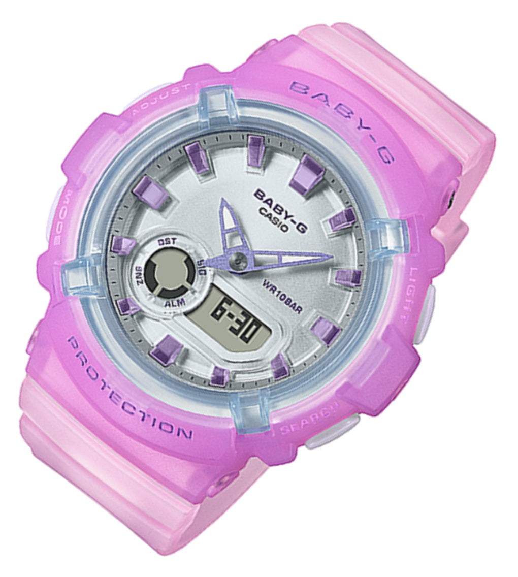 Casio Baby-g BGA-280-6A Digital Analog Rubber Strap Watch For Women-Watch Portal Philippines