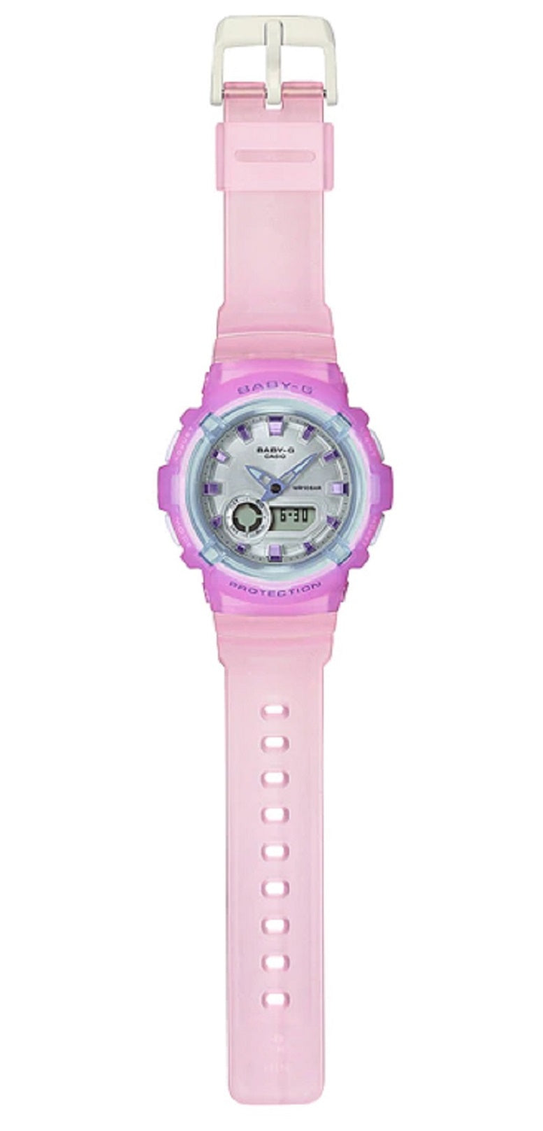 Casio Baby-g BGA-280-6A Digital Analog Rubber Strap Watch For Women-Watch Portal Philippines