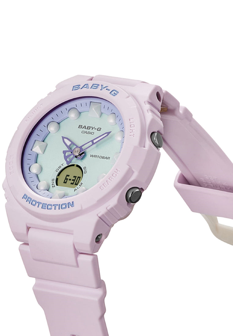 Casio Baby-g BGA-320FH-4A Digital Analog Rubber Strap Watch For Women-Watch Portal Philippines