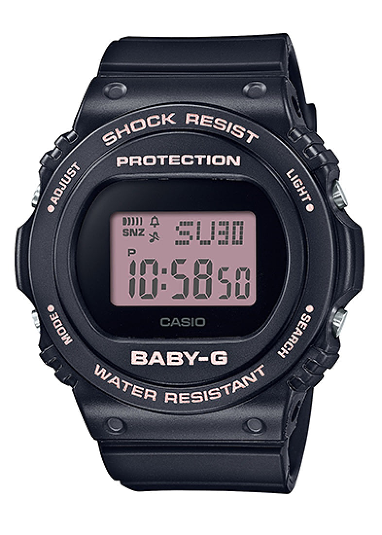 Casio Baby-g BGD-570-1BDR Digital Rubber Strap Watch For Women-Watch Portal Philippines