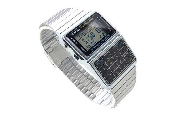 Casio DBC-611-1D Silver Stainless Calculator Watch for Men and