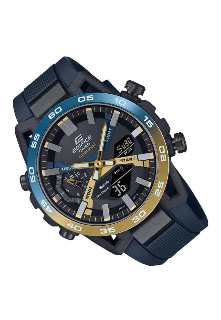 Casio Edifice ECB-2000NP-1A Digital Analog Rubber Strap Solar Watch For Men-Watch Portal Philippines