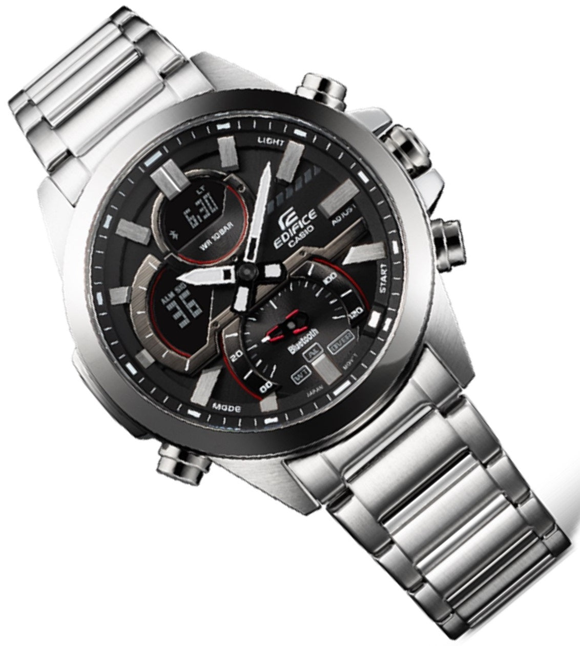 Casio Edifice ECB 30D 1A Digital Analog Bluetooth Smart Watch For Men