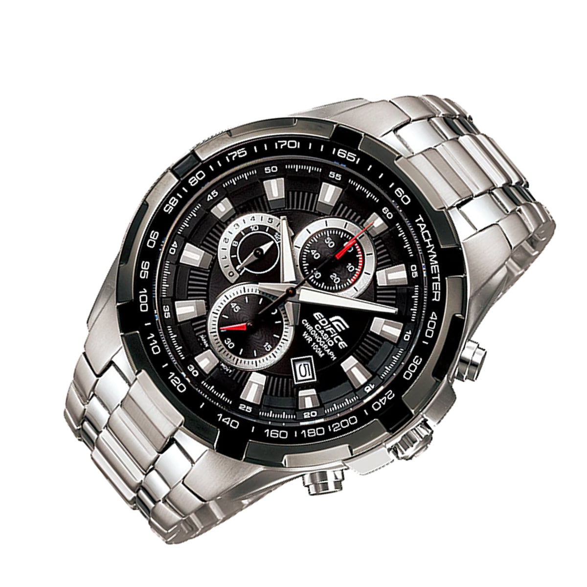 Casio Edifice EF-539D-1A Chronograph Stainless Steel Strap Watch For Men-Watch Portal Philippines