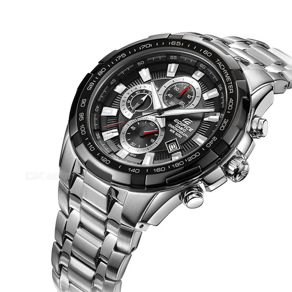 Casio Edifice EF-539D-1A Chronograph Stainless Steel Strap Watch For Men-Watch Portal Philippines