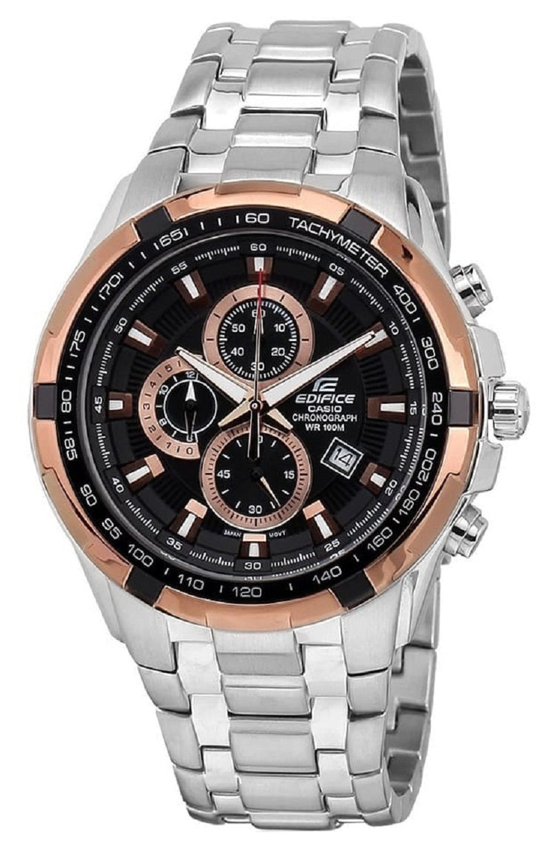 Casio Edifice EF-539D-1A5 Chronograph Stainless Steel Strap Watch For Men-Watch Portal Philippines