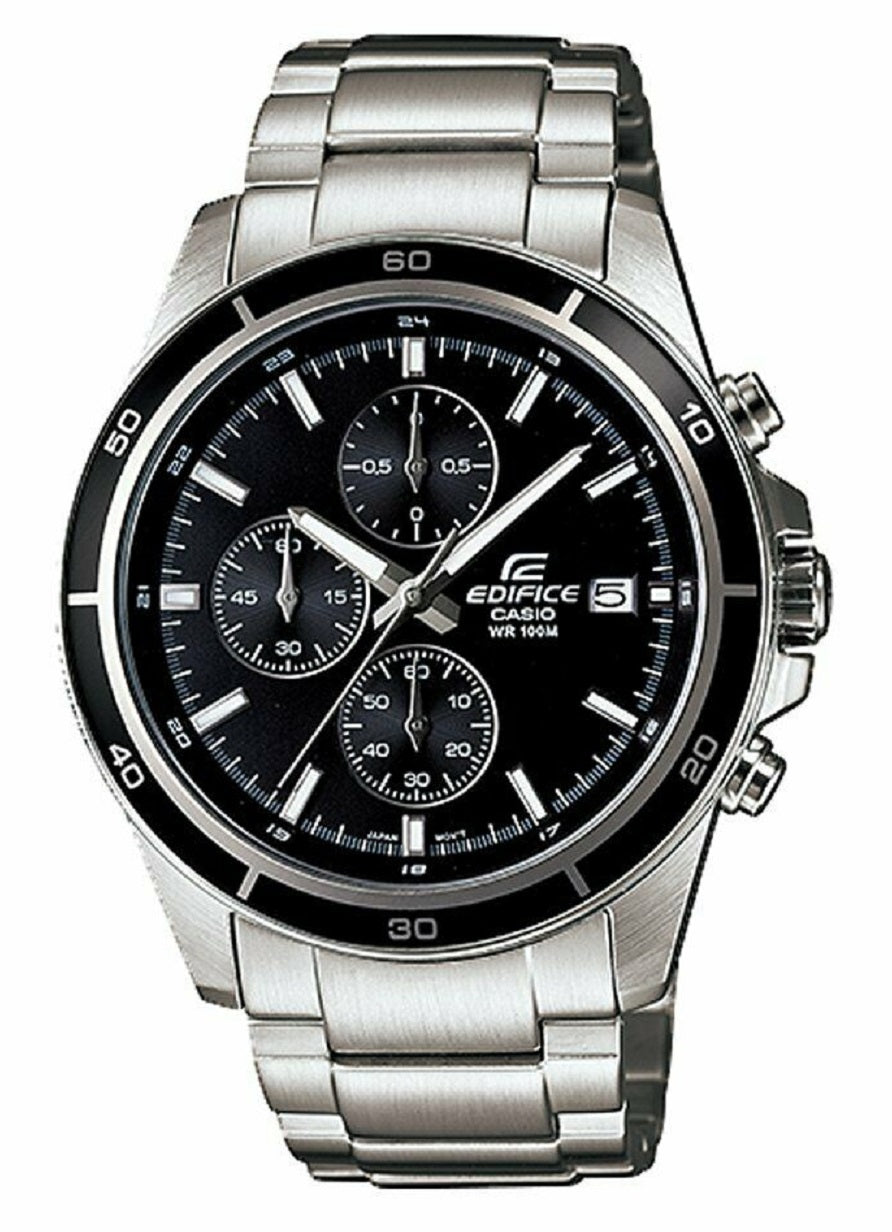 Casio Edifice EFR-526D-1A Chronograph Stainless Steel Strap Watch For Men-Watch Portal Philippines