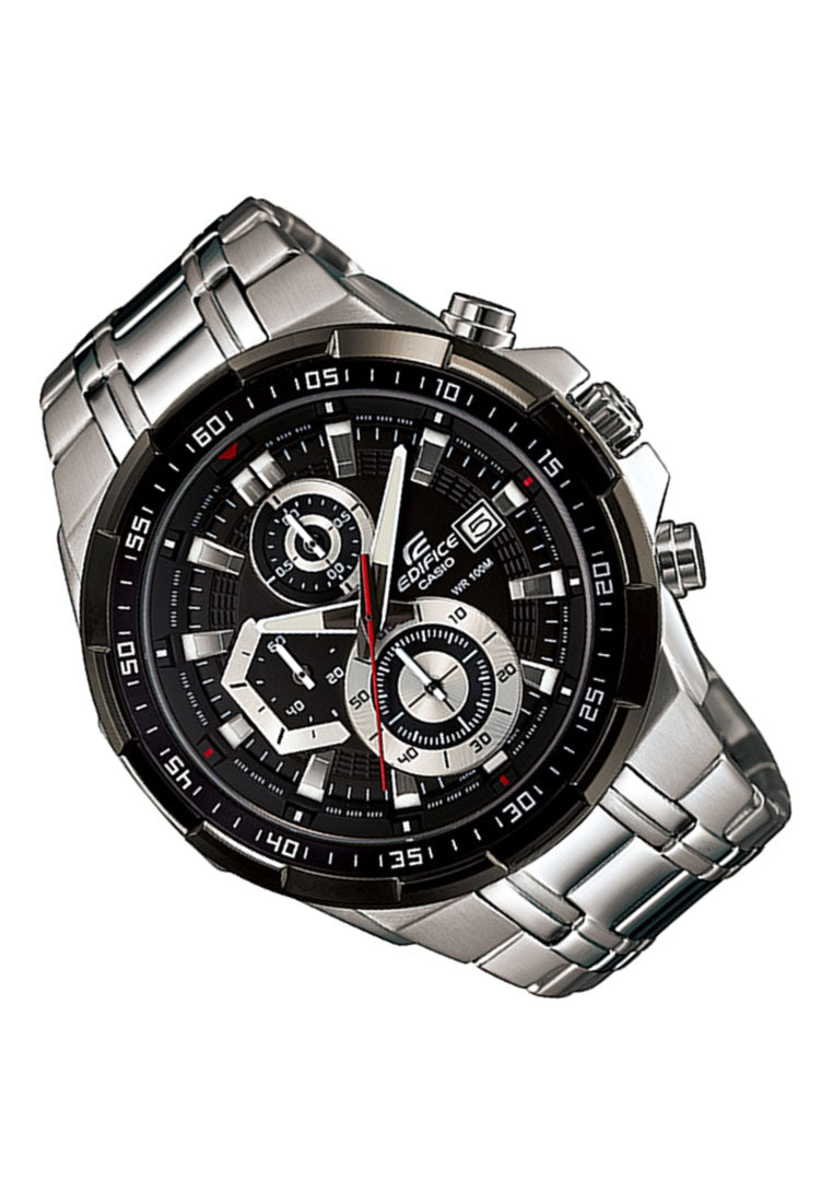 Casio Edifice EFR-539D-1A Chronograph Stainless Steel Strap Watch For Men-Watch Portal Philippines