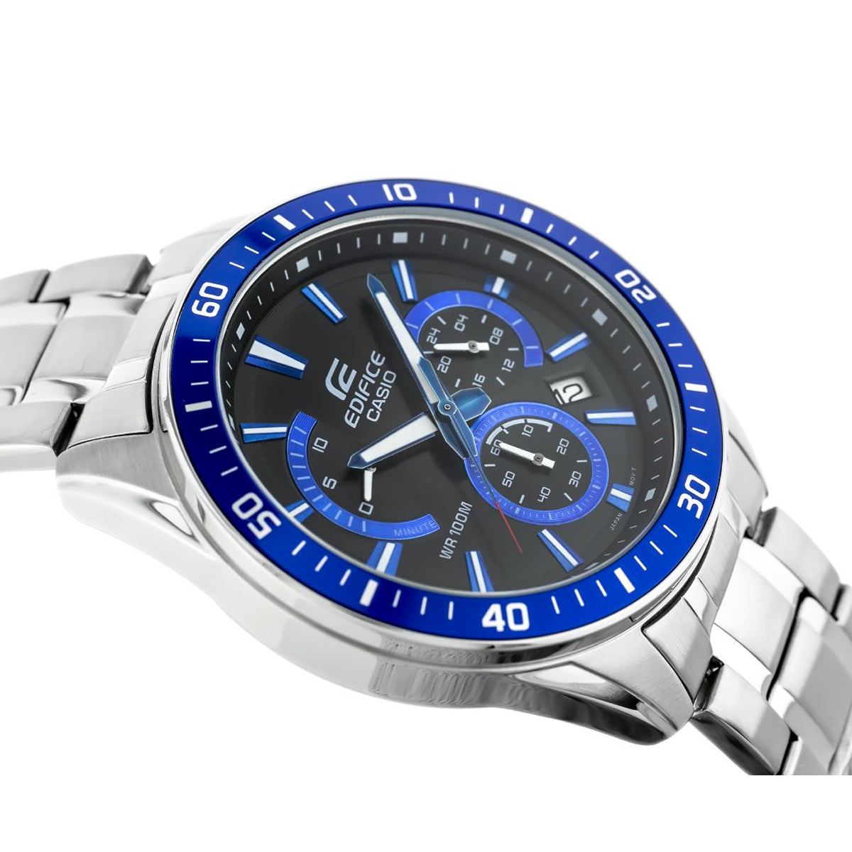 Casio Edifice EFR-552D-1A2 Chronograph Stainless Steel Strap Watch For Men-Watch Portal Philippines