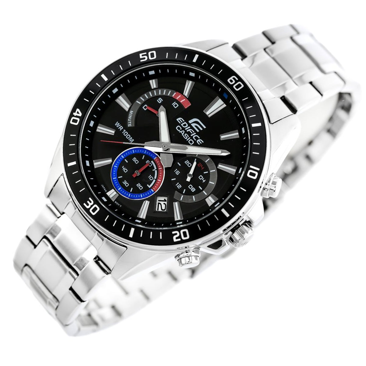 Casio Edifice EFR-552D-1A3 Chronograph Stainless Steel Strap Watch For Men-Watch Portal Philippines