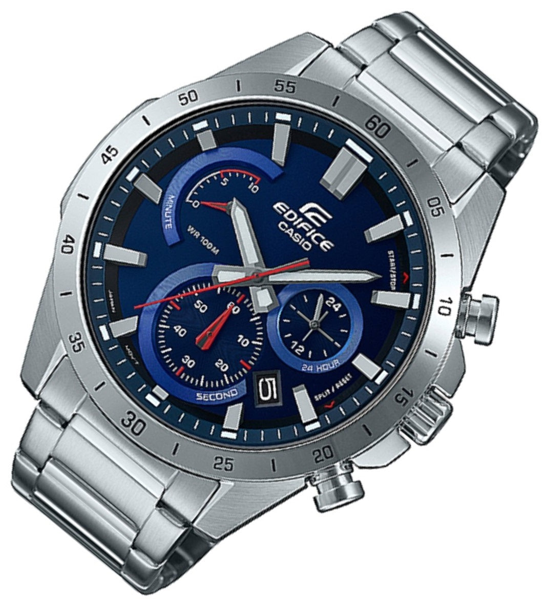 Casio Edifice EFR-573D-2A Chronograph Stainless Steel Strap Watch For Men-Watch Portal Philippines