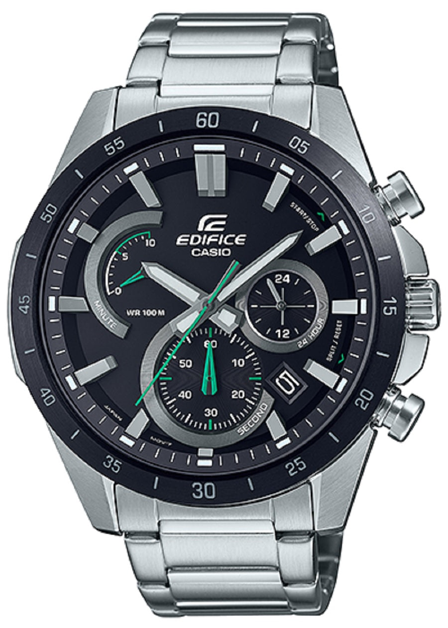 Casio Edifice EFR-573DB-1A Chronograph Stainless Steel Strap Watch For Men-Watch Portal Philippines