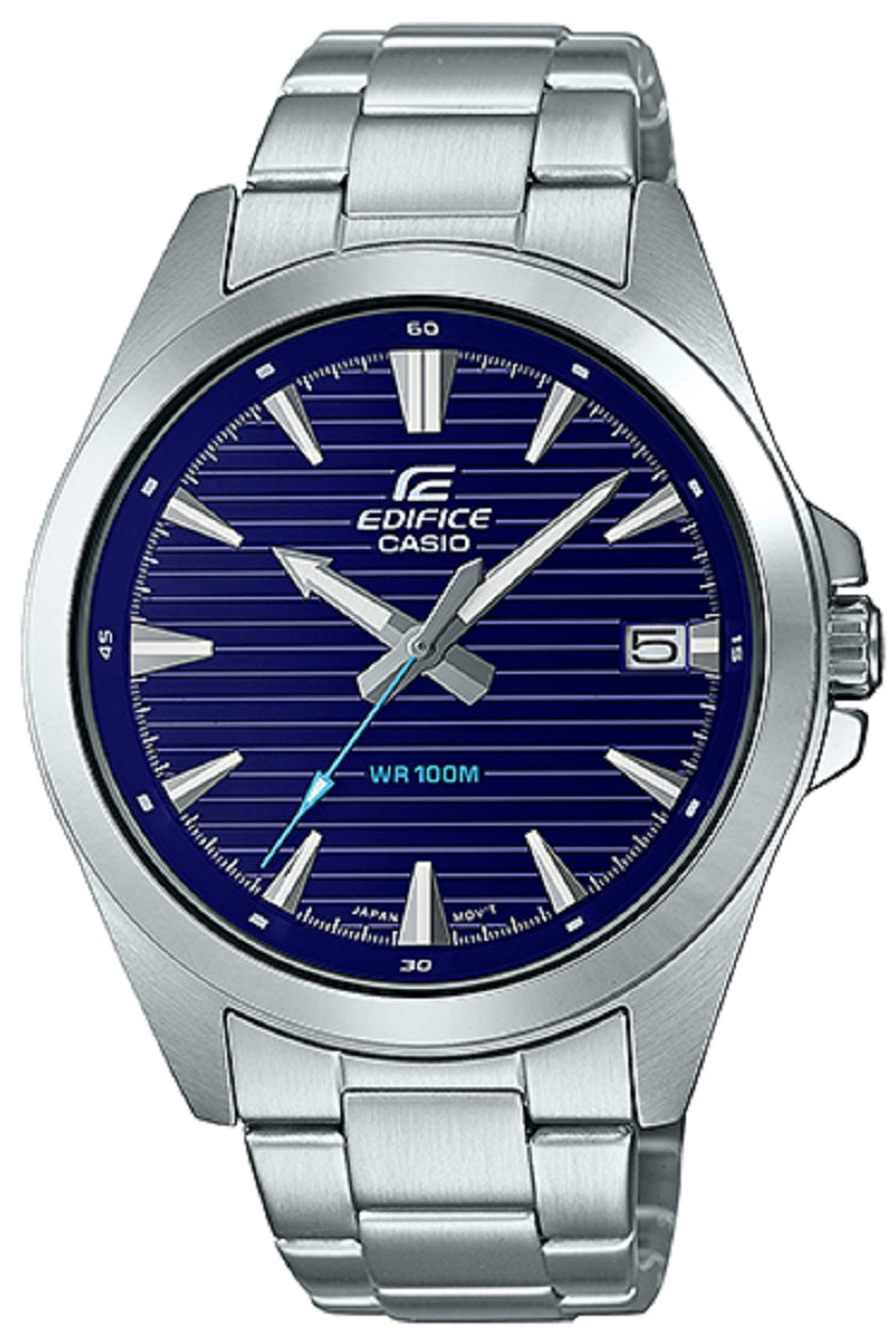 Casio Edifice EFV-140D-2A Chronograph Stainless Steel Strap Watch For Men-Watch Portal Philippines