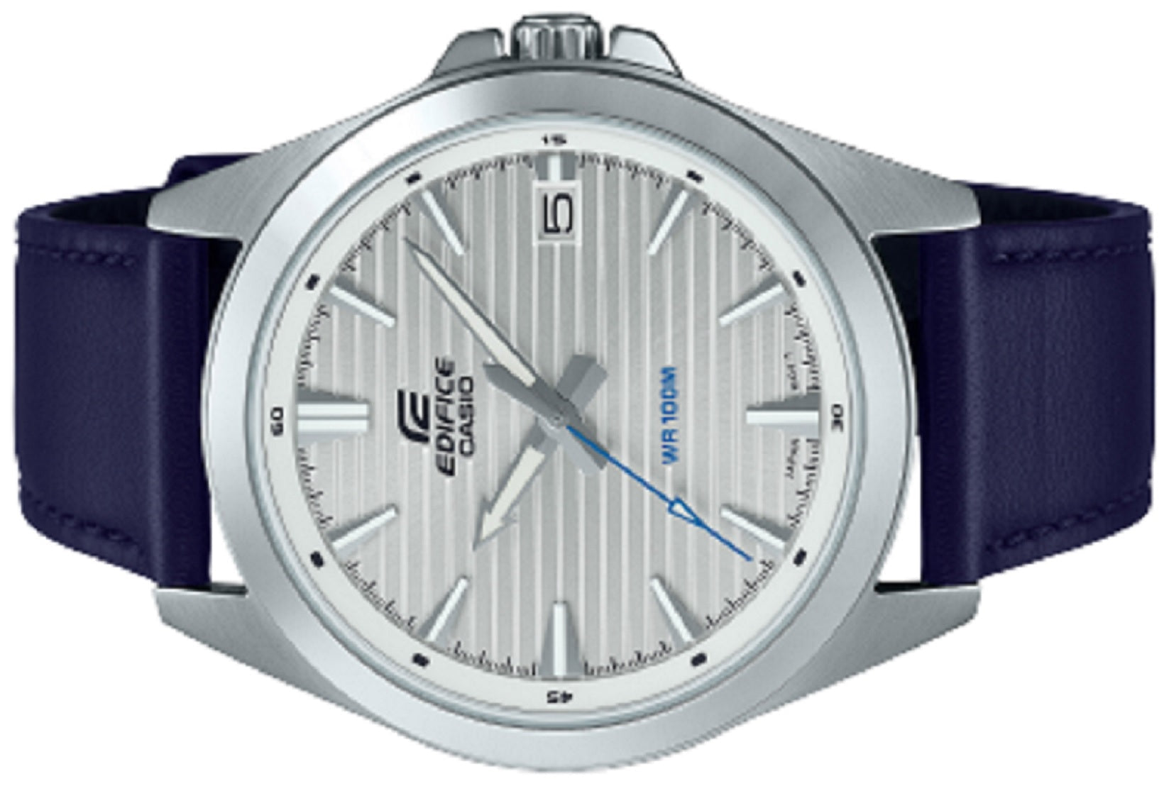 Casio Edifice EFV-140L-7A Chronograph Leather Strap Watch For Men-Watch Portal Philippines