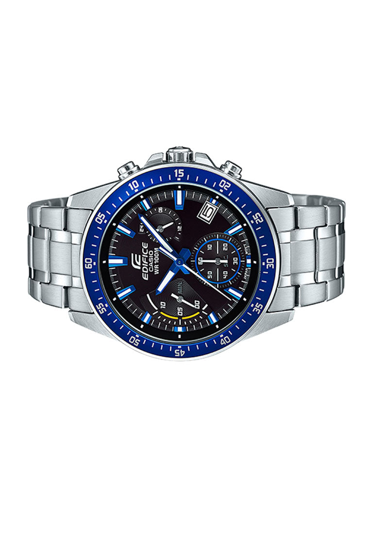 Casio Edifice EFV-540D-1A2 Chronograph Stainless Steel Watch For Men-Watch Portal Philippines