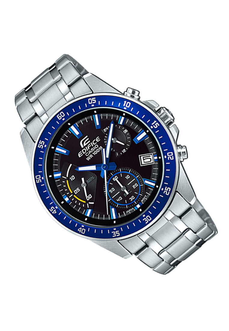 Casio Edifice EFV-540D-1A2 Chronograph Stainless Steel Watch For Men-Watch Portal Philippines