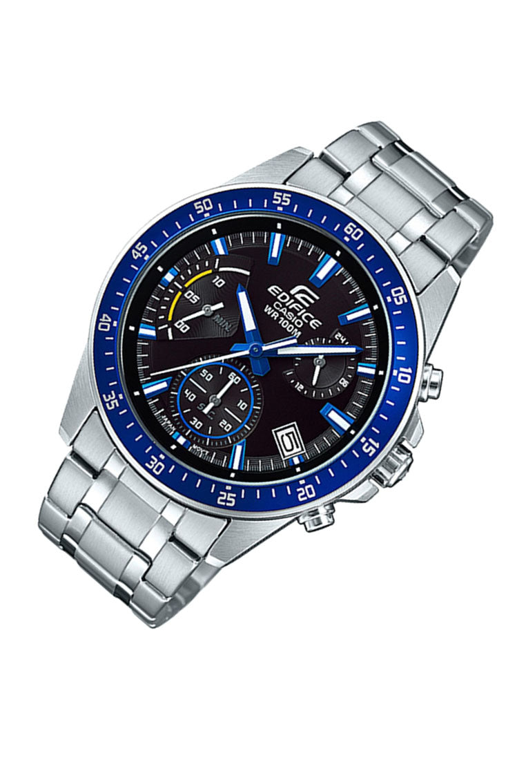 Casio Edifice EFV-540D-1A2 Chronograph Stainless Steel Watch For Men-Watch Portal Philippines