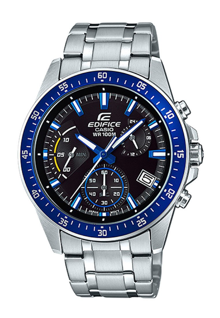 Casio Edifice EFV-540D-1A2 Chronograph Stainless Steel Watch For Men-Watch Portal Philippines