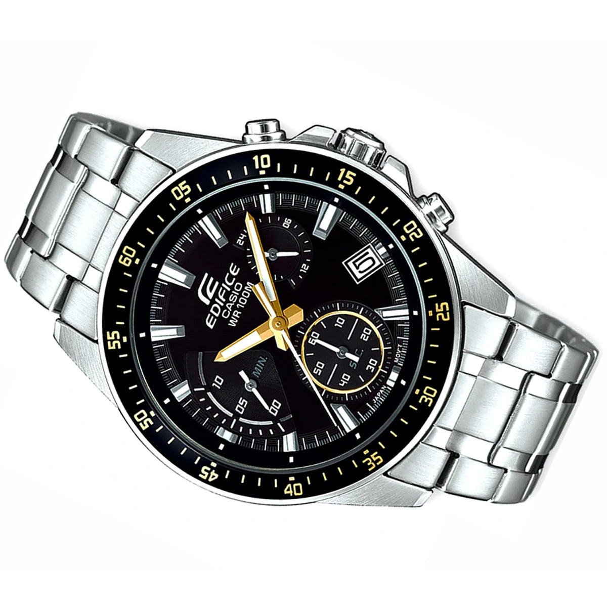 Casio Edifice EFV-540D-1A9 Chronograph Stainless Steel Strap Watch For Men-Watch Portal Philippines