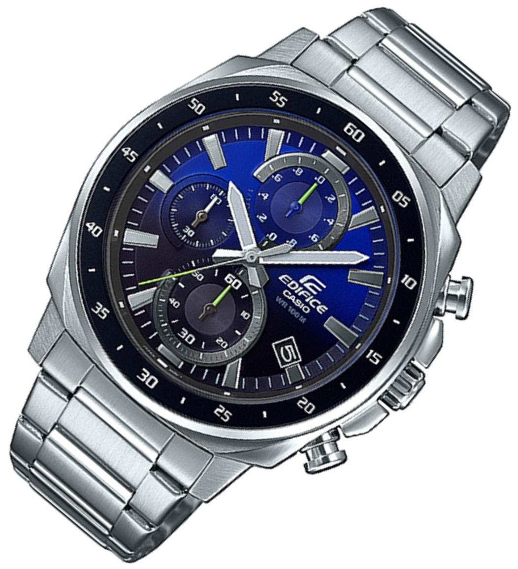 Casio Edifice EFV-600D-2A Chronograph Stainless Steel Strap Watch For Men-Watch Portal Philippines