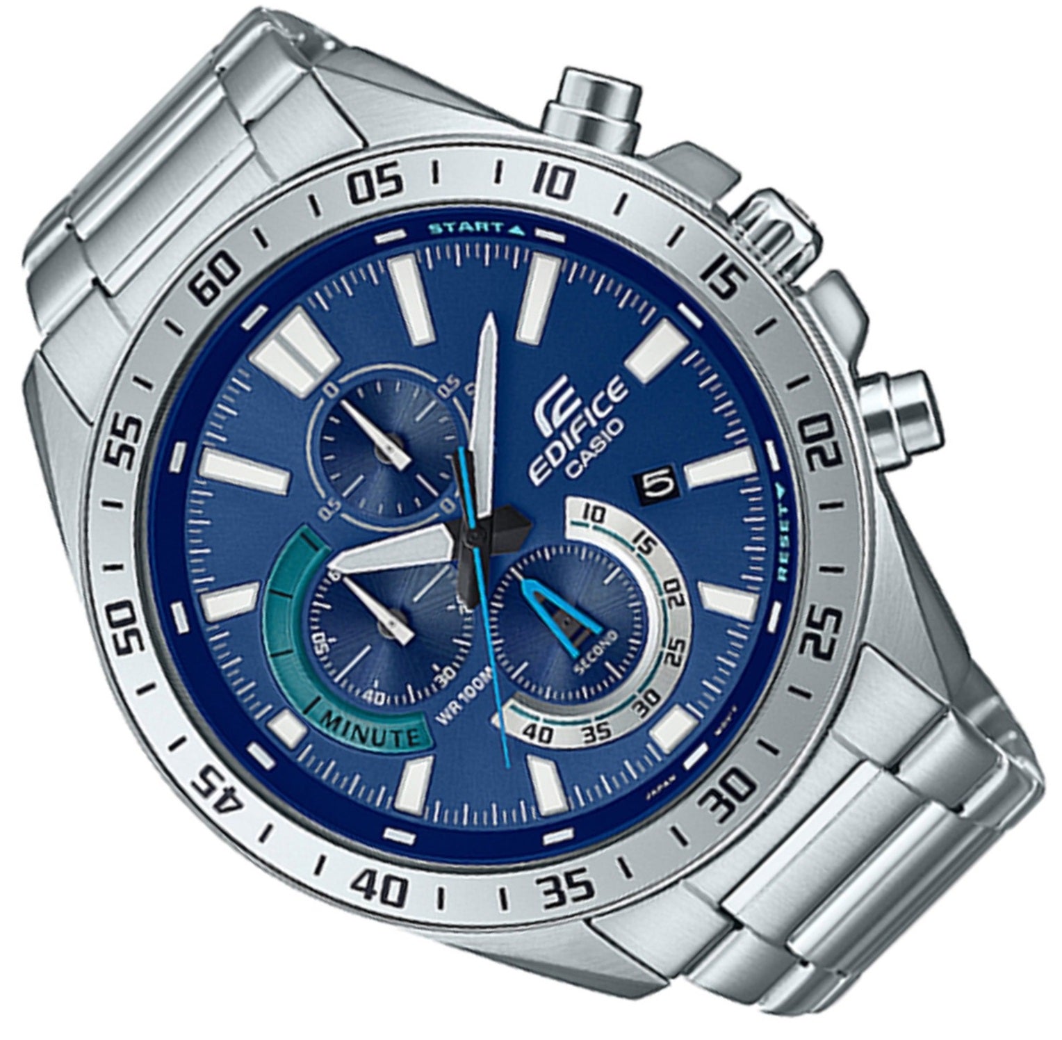 Casio Edifice EFV-620D-2A Chronograph Stainless Steel Strap Watch For Men-Watch Portal Philippines