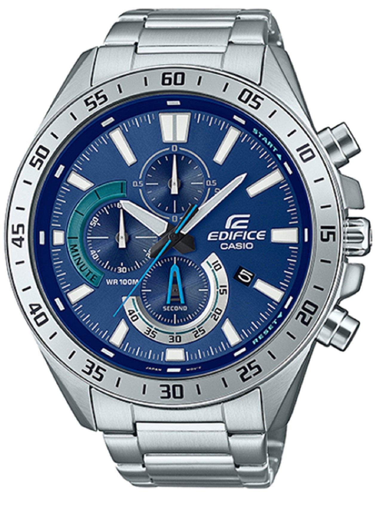 Casio Edifice EFV-620D-2A Chronograph Stainless Steel Strap Watch For Men-Watch Portal Philippines