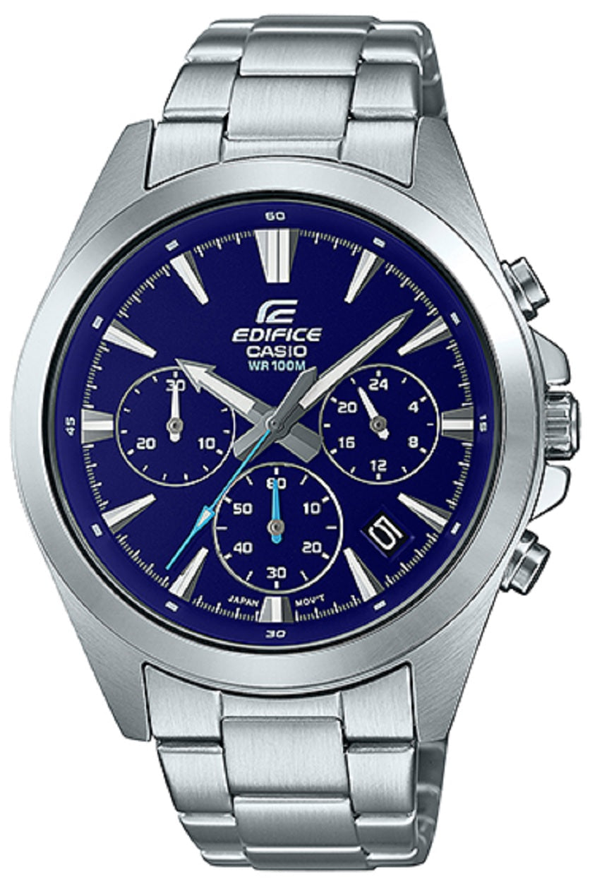 Casio Edifice EFV-630D-2A Chronograph Stainless Steel Strap Watch For Men-Watch Portal Philippines