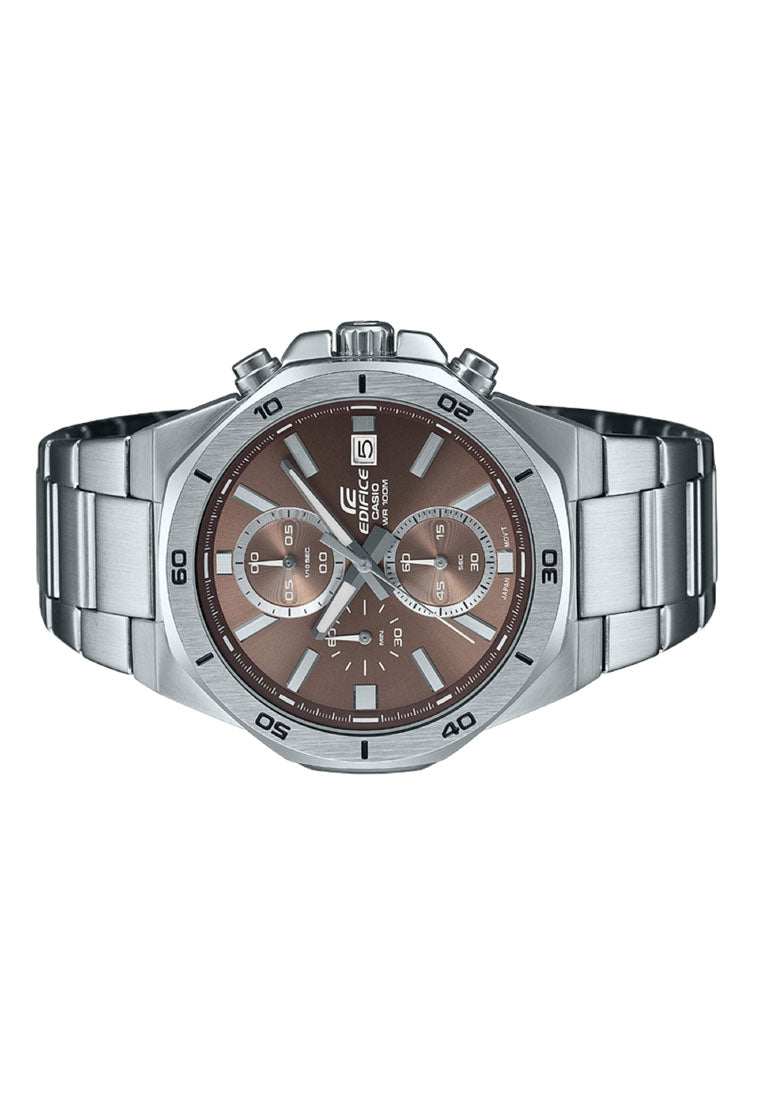 Casio Edifice EFV-640D-5A Chonograph Stainless Steel Strap Watch For Men-Watch Portal Philippines