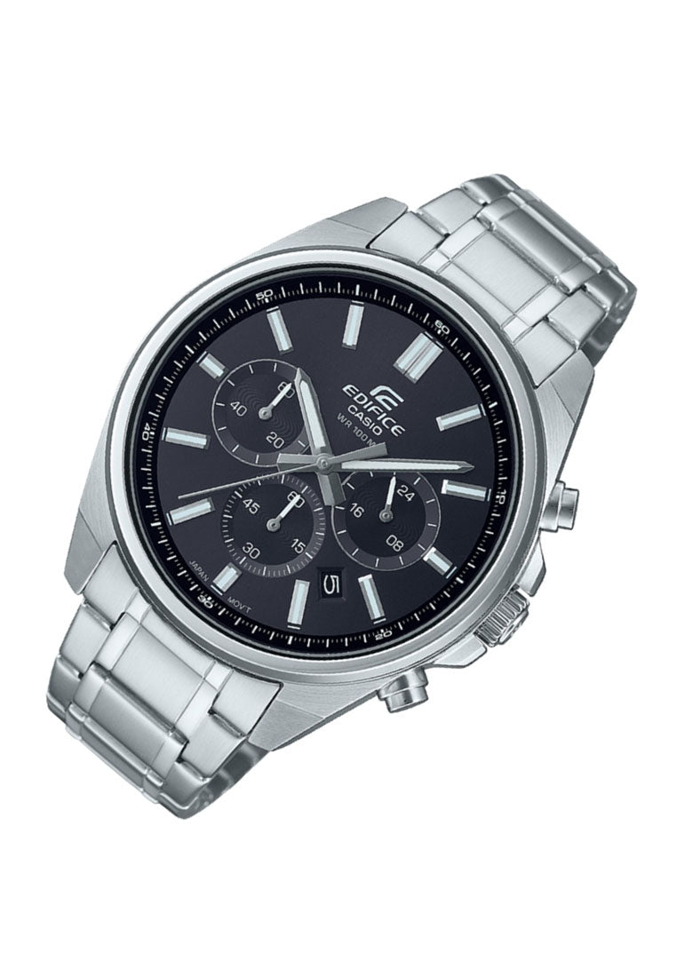 Casio Edifice EFV-650D-1A Chronograph Stainless Steel Strap Watch for Men-Watch Portal Philippines