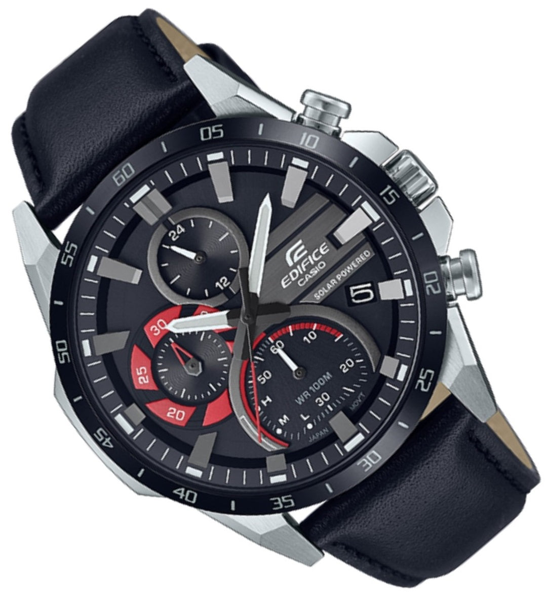 Casio Edifice EQS-940BL-1A Chronograph Solar Watch For Men-Watch Portal Philippines