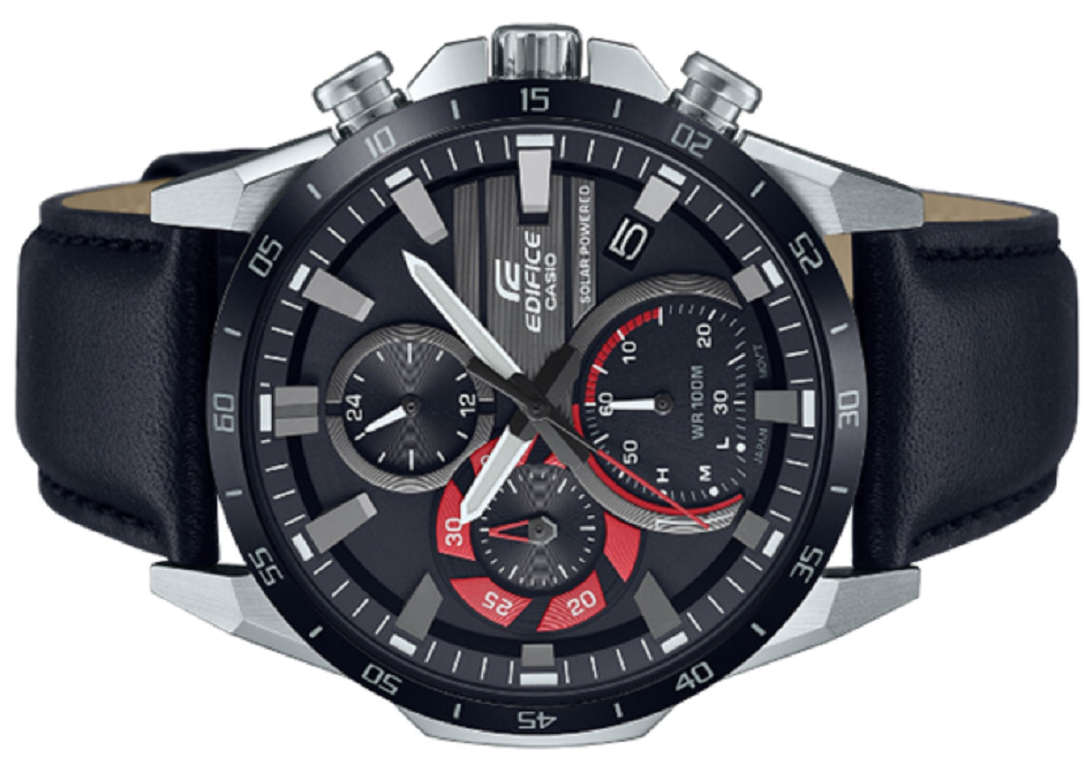 Casio Edifice EQS-940BL-1A Chronograph Solar Watch For Men-Watch Portal Philippines